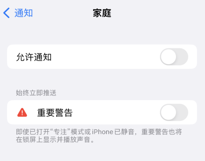 王场镇苹果14维修分享iPhone14系列机型弹出“家庭”警告后卡死如何解决 